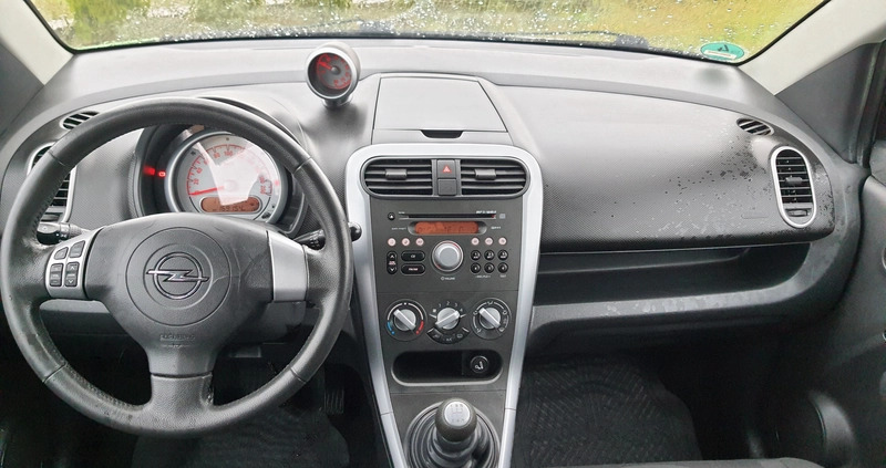 Opel Agila cena 17900 przebieg: 169000, rok produkcji 2009 z Mrągowo małe 781